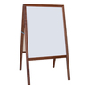 Flipside Stained Easel w/White Dry Erase/Black Chalkboard, 42in H x 24in W 31210